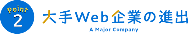 Point2 大手Web企業の進出